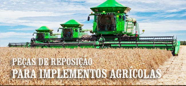 Peças de reposição para implementos agricolas em Unaí mg