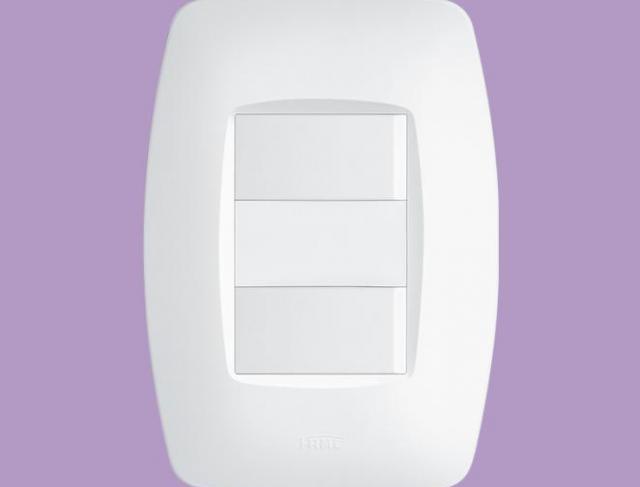 2 Interruptores Simples Distanciados - 16A/250V~ - Elegance