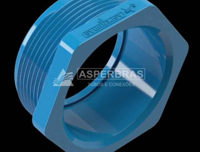ADAPTADOR CURTO COM ROSCA MACHO - JUNTA SOLDÁVEL (PBL)