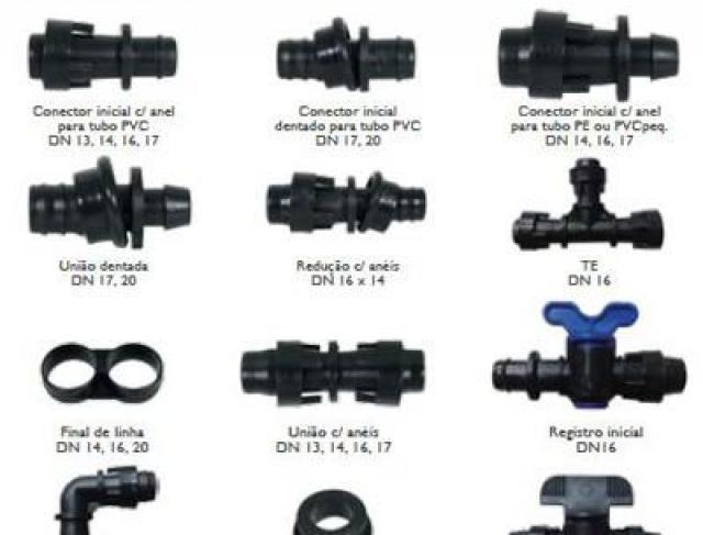 Conectores para sistemas de irrigação