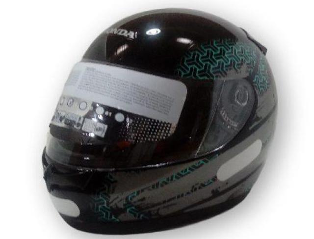 Capacete HFS Honda Preto/Verde